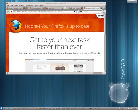 FreeBSD Firefox Successful Updated