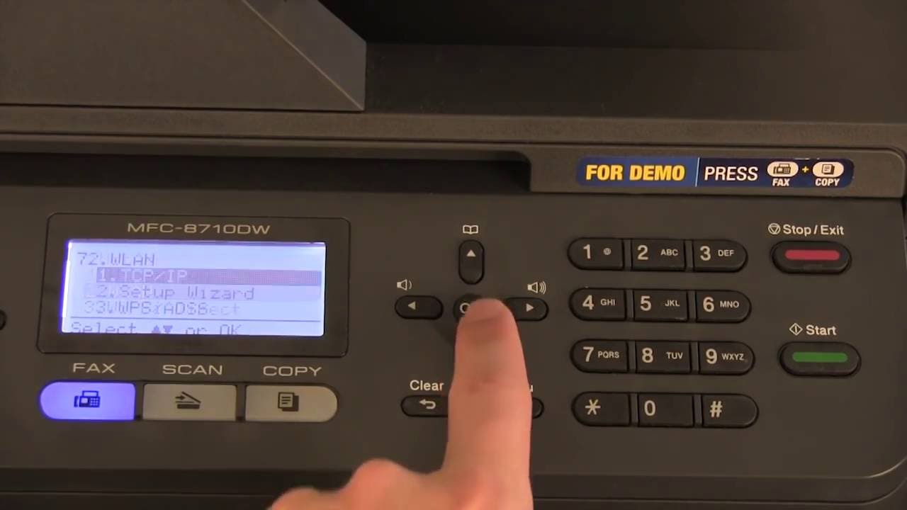 How to Find Brother Printer MAC Address - Find MAC Adress on Back