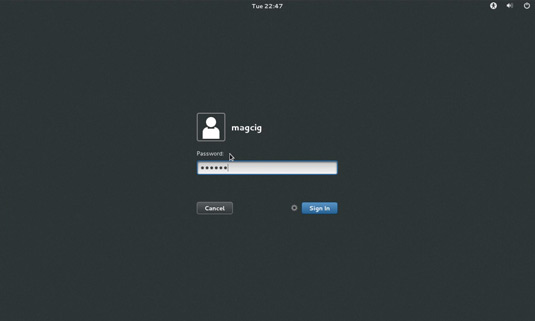 Install CentOS 7 GNOME on VirtualBox - Login