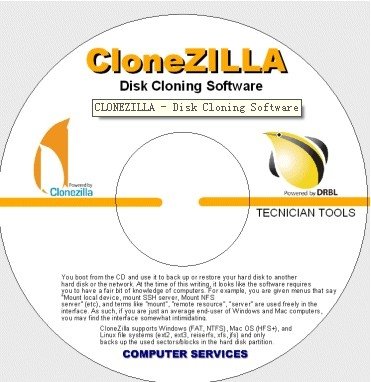 How-to Clone Disks/Partitions with Clonezilla QuickStart Get & Burn - Featured