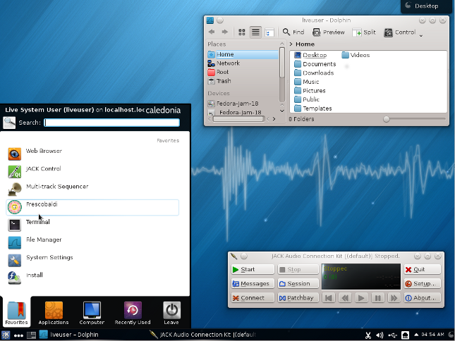 Get/Download Next Fedora Linux Design Desktop ISO by Torrent and Burn to CD/DVD - Desktop
