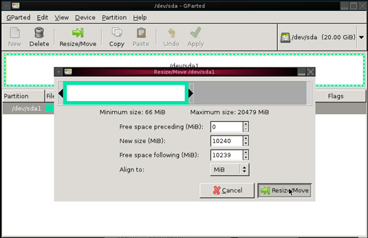 Partioning Windows 8 Disk - Resize/Move