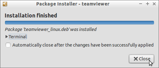 Install TeamViewer 15 for Linux Mint 13 Maya - Installing by Package Manager 1