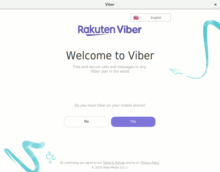 Installing Viber for Kubuntu 15.04 Vivid - install first on mobile device