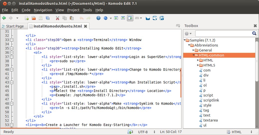 Komodo Edit Samples-Abbreviations-HtmlCommon-Tags