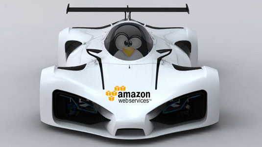 Linux Penguin Le Mans Amazon AWS
