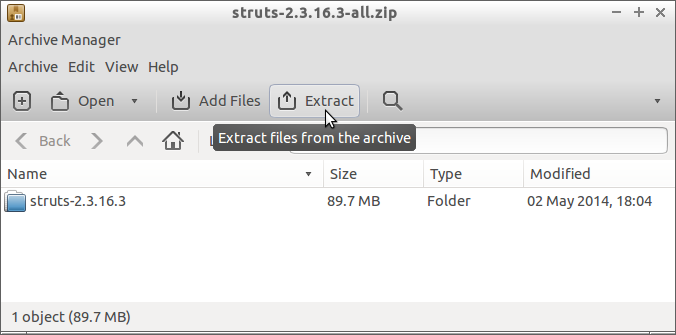 7-Zip Files Extraction on Lubuntu 15.10 Wily Werewolf - Ubuntu Archive Manager 7-Zip File Extraction