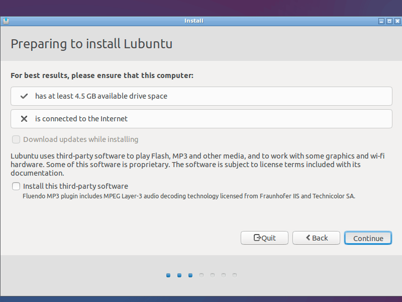 Lubuntu 14.10 Utopic Installation Steps on Top of Windows 8 - preparing installation