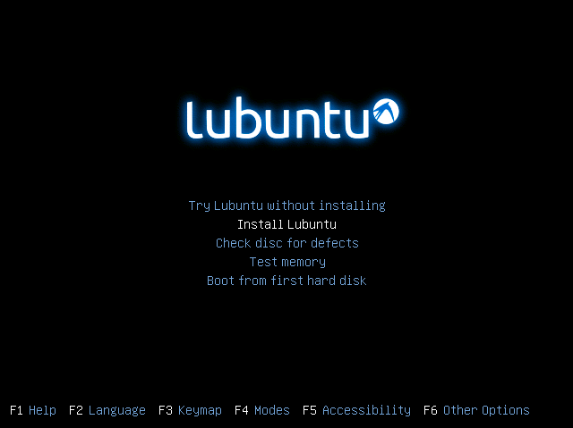 Lubuntu 14.10 Utopic Installation Steps on Top of Windows 7 - start