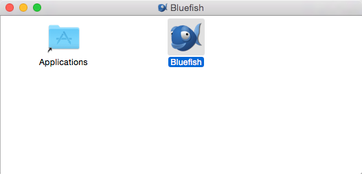 Installing Bluefish Editor for macOS 10.10 Yosemite - Finder
