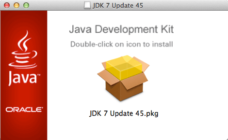 Install Oracle JDK 7 on Mac 10.9 Mavericks - Oracle JDK 7 Mac Package