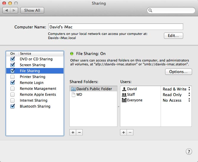 Mac Enable File Sharing - Mac Enable File Sharing