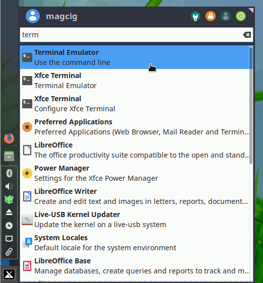 Install Spotify MX Linux - Open Terminal Shell Emulator
