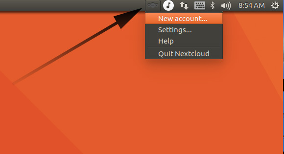 Nextcloud Client Quick Start for Ubuntu 16.04 Xenial - Nextcloud Ubuntu Taskbar