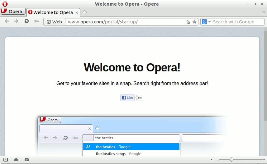Install Opera Xubuntu 14.04 Trusty - Welcome To Opera Web Browser
