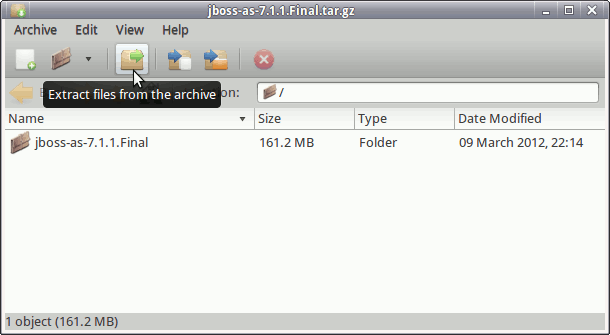 Linux OS4 OpenDesktop13 JBoss 7 Extraction