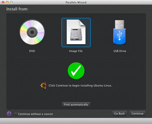 Install CentOS 7 GNOME on Parallels Desktop 9 - Drag & Drop ISO