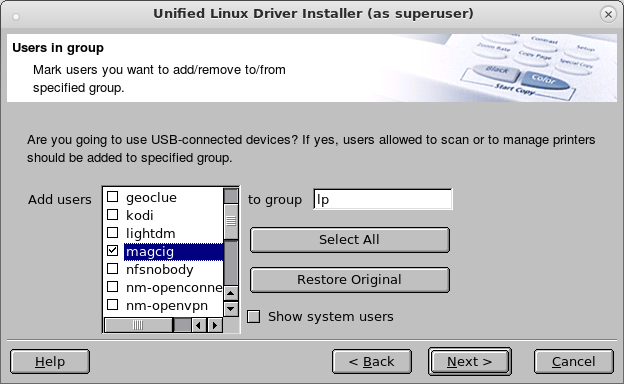How-to Install Samsung ML-2851ND Printer Drivers for Linux Ubuntu - Select User