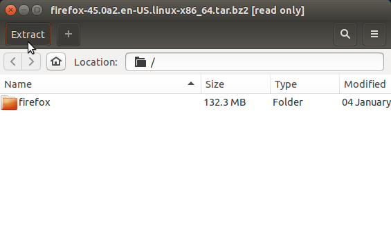 Install Firefox Developer on Linux Ubuntu 14.04 Trusty LTS 32/64-bit - Ubuntu Extraction