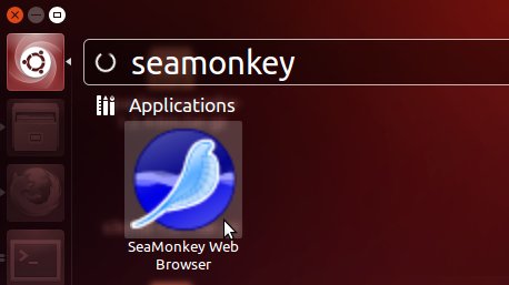 Install SeaMonkey on Ubuntu 14.04 Trusty - Unity SeaMonkey Launcher