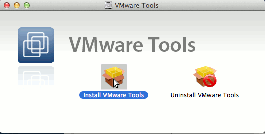 How to Install VMware Tools on macOS Lion 10.7 - Run Installer