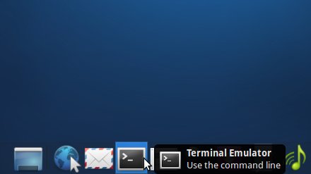 Linux Xubuntu Viber Quick Start - Open Terminal