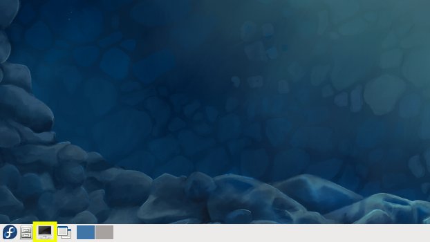 Install Parallels Tools on Fedora 16 - KDE4 Open Terminal
