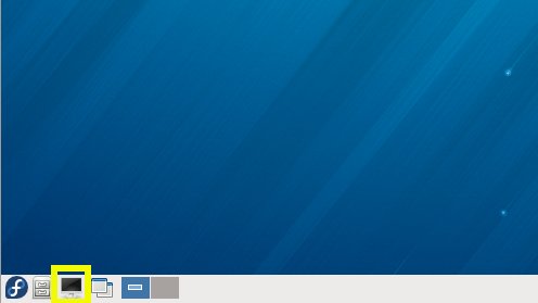 Install Parallels Tools on Fedora 18 - KDE4 Open Terminal