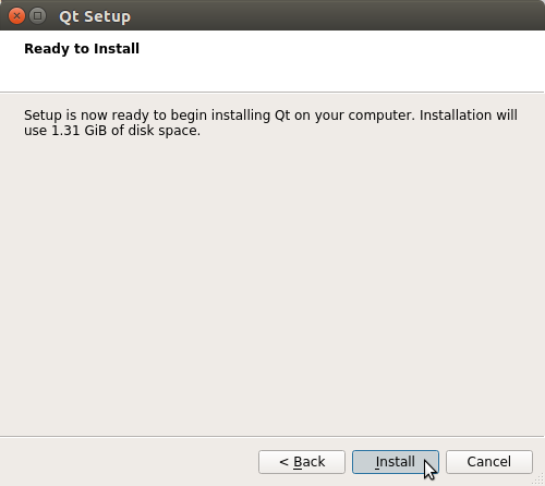 How to Install QT5 and Qt Creator on LXLE Linux - start installation