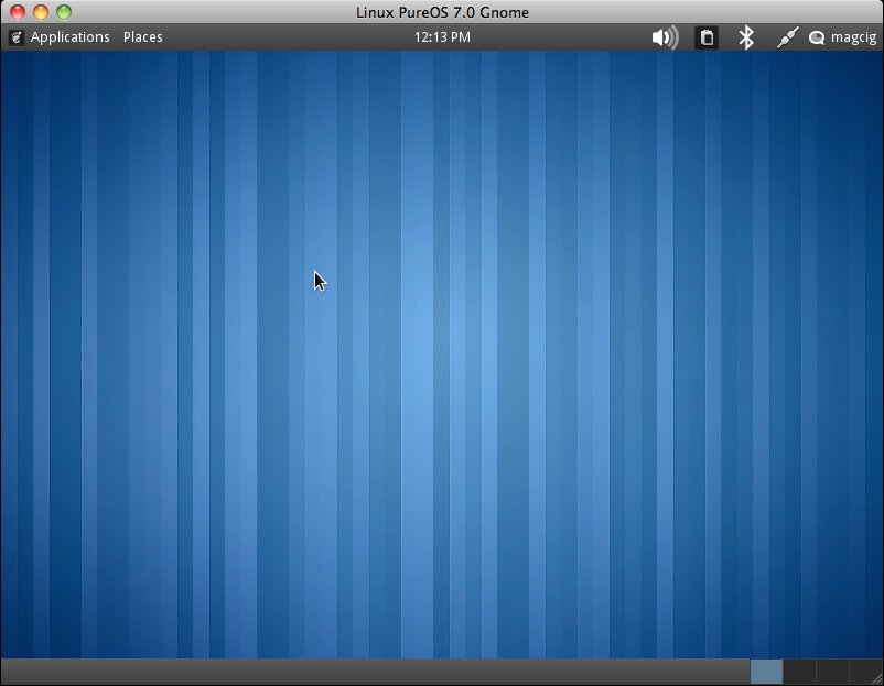 Linux PureOS 7.0 GNOME Desktop