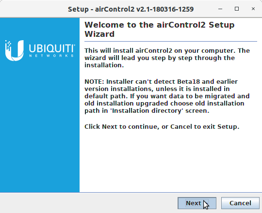 How to Install airControl on Mint 20 LTS - Welcome