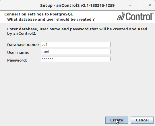 How to Install airControl on Ubuntu 18.10 Cosmic - Making DB