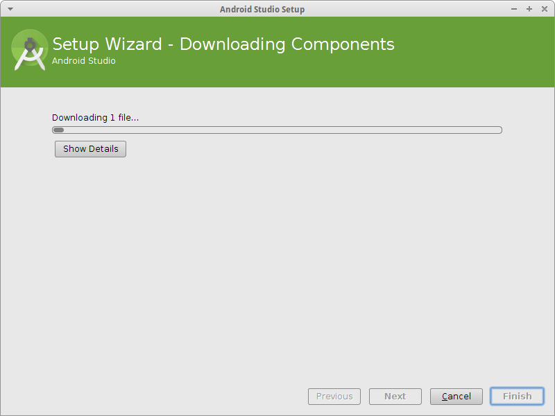 Android Studio IDE App Getting-Started Guide - download install components