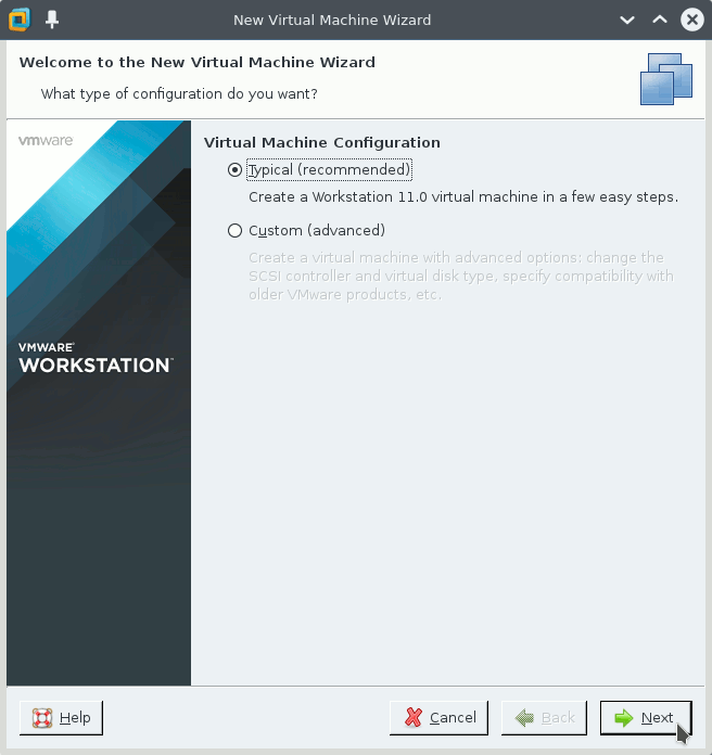 Android Installation on VMware Workstation Linux - Typical Setup