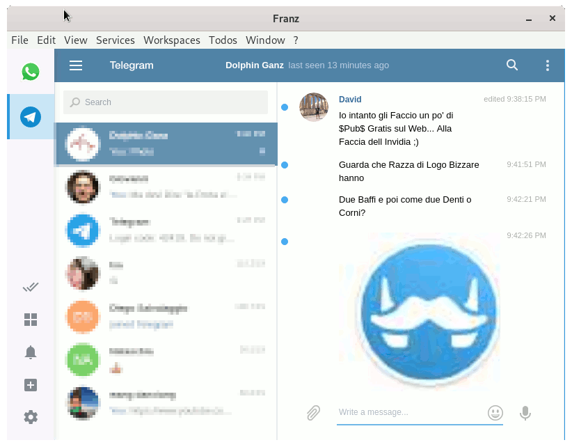 How to Install WeChat & WhatsApp in One App in Lubuntu 18.04 Bionic - UI