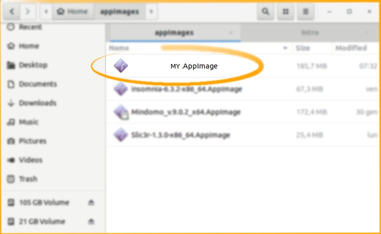 How to Install Gravit Designer in Ubuntu 21.10 Impish - File Manager