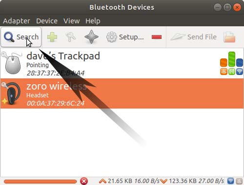 How to Connect Apple Bluetooth Magic TrackPad on Debian Buster - Searching