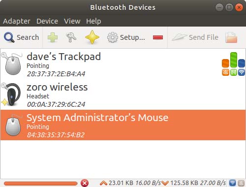 How to Connect Apple Bluetooth Magic TrackPad on Debian Bullseye - Selecting