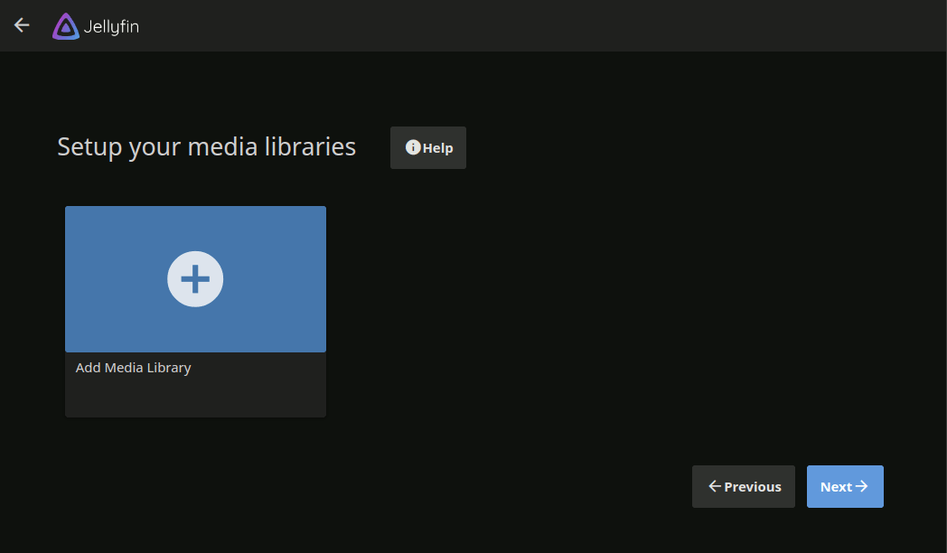 Setup media libraries