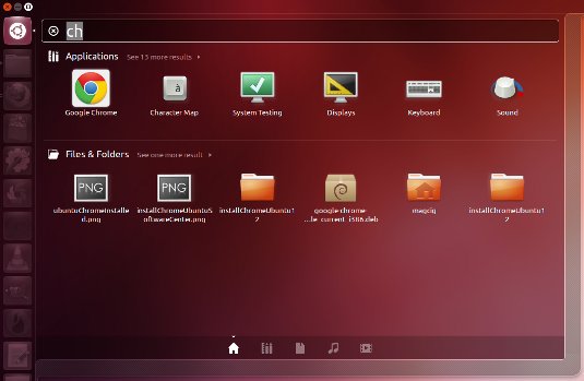 Chrome into Ubuntu Dashboard