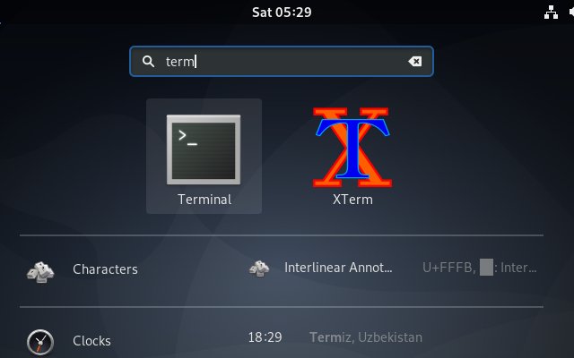 Video DownloadHelper Companion App Fedora 35 Installation - Open Terminal