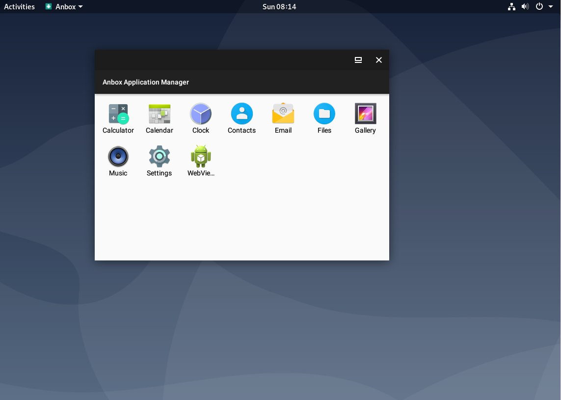 How to Install Anbox in Debian Linux - UI