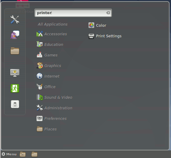 GNU/Linux Debian Cinnamon Add Printer - Printer Settings