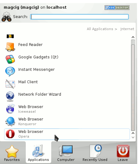 Install Opera Kubuntu 14.04 Trusty - Opera on Kubuntu Desktop