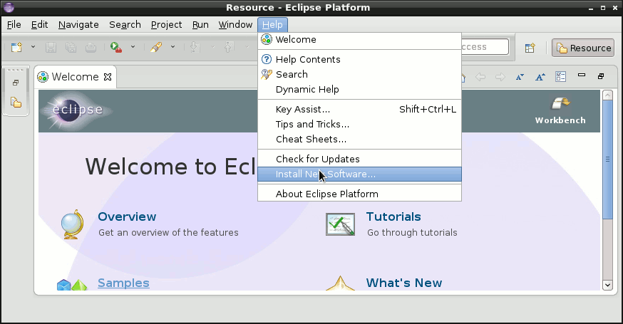 Eclipse Install New Software