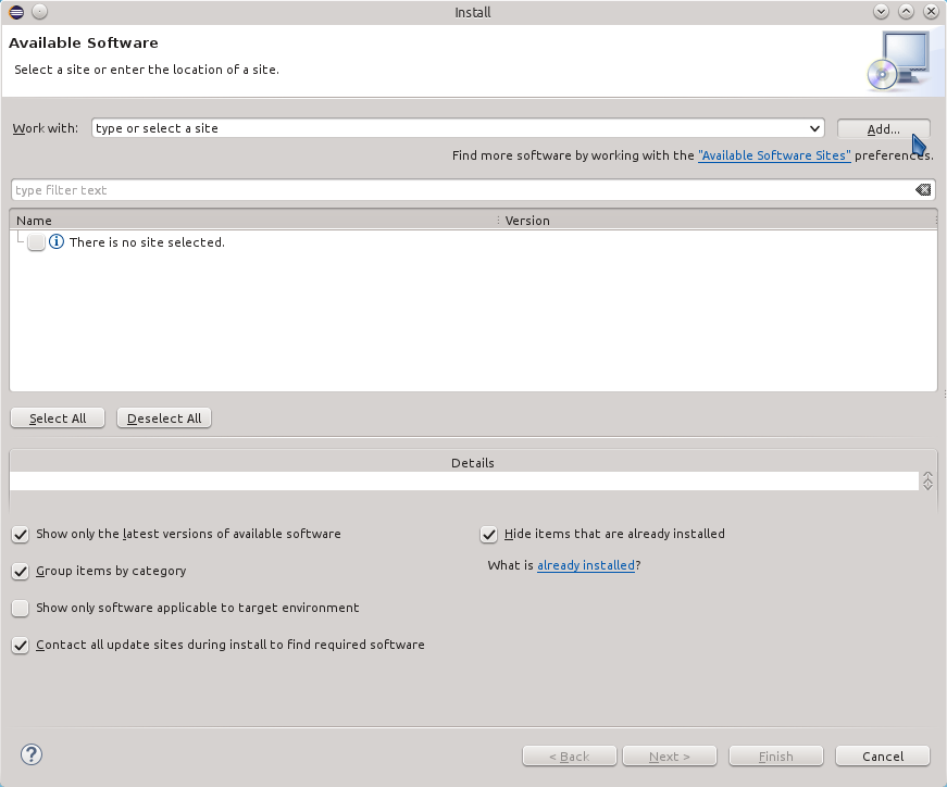 Eclipse 2023-12 R IDE Install Photran Plugin - Eclipse Add New Software Repository