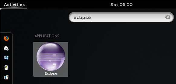 Eclipse 2023-12 R IDE Standard CentOS 7 Linux - GNOME3 Eclipse Launcher