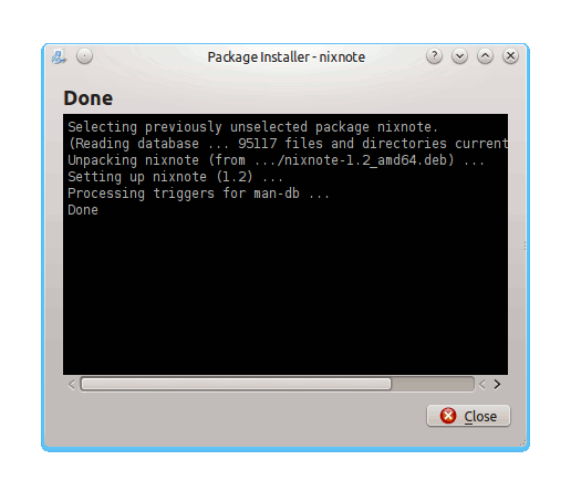 Linux Kubuntu 16.04 Xenial Install Evernote Clone - 3