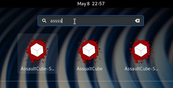 How to Install AssaultCube in Linux Mint 19 - Launcher