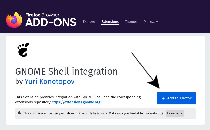 GNU/Linux Kali GNOME Extensions Firefox Installation Guide - Installing Addon